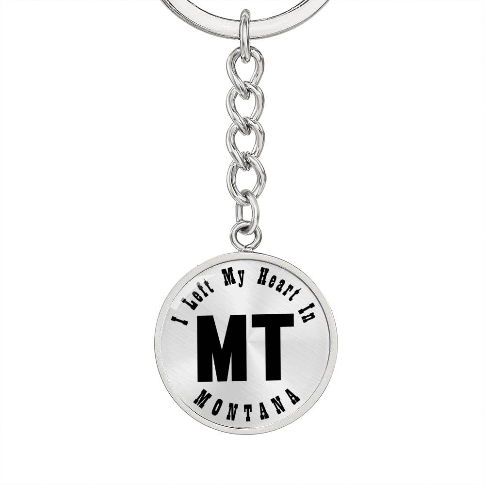 Heart In Montana v01 - Luxury Keychain