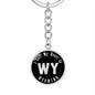 Heart In Wyoming v02 - Luxury Keychain