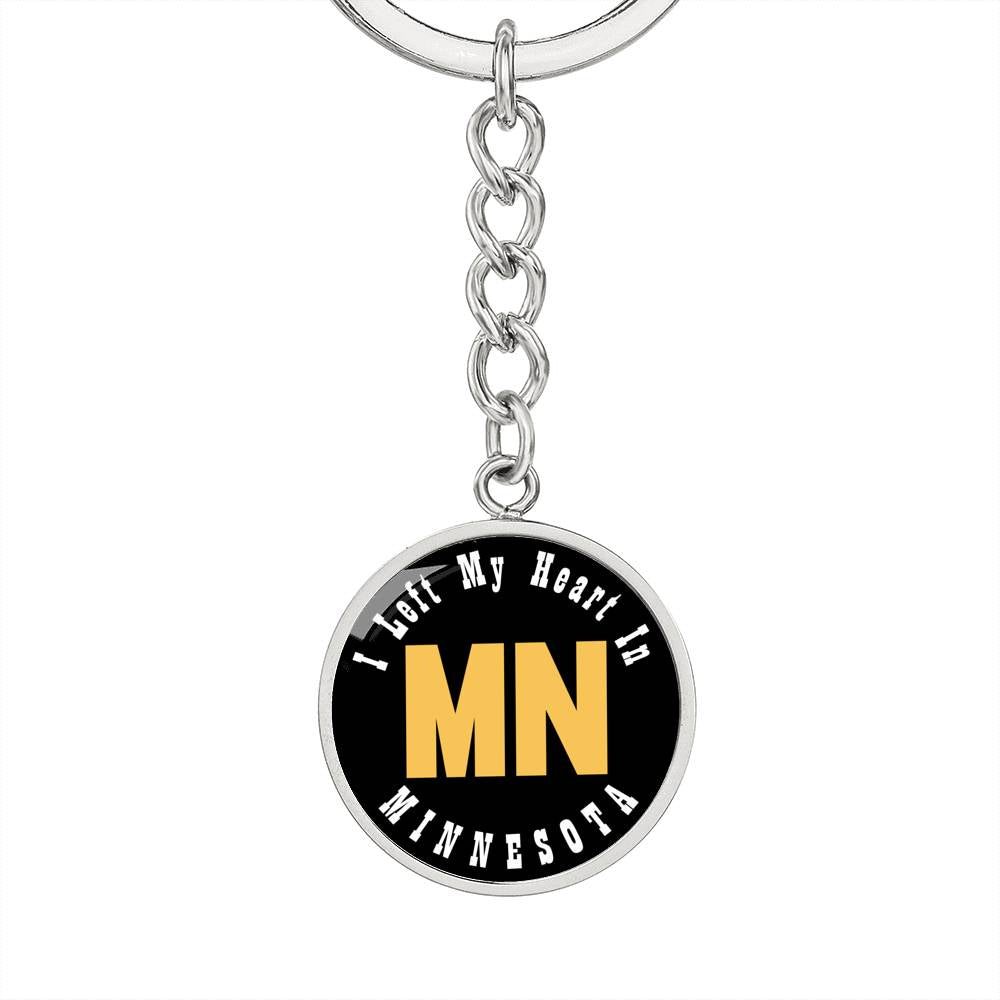 Heart In Minnesota - Luxury Keychain
