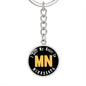 Heart In Minnesota - Luxury Keychain