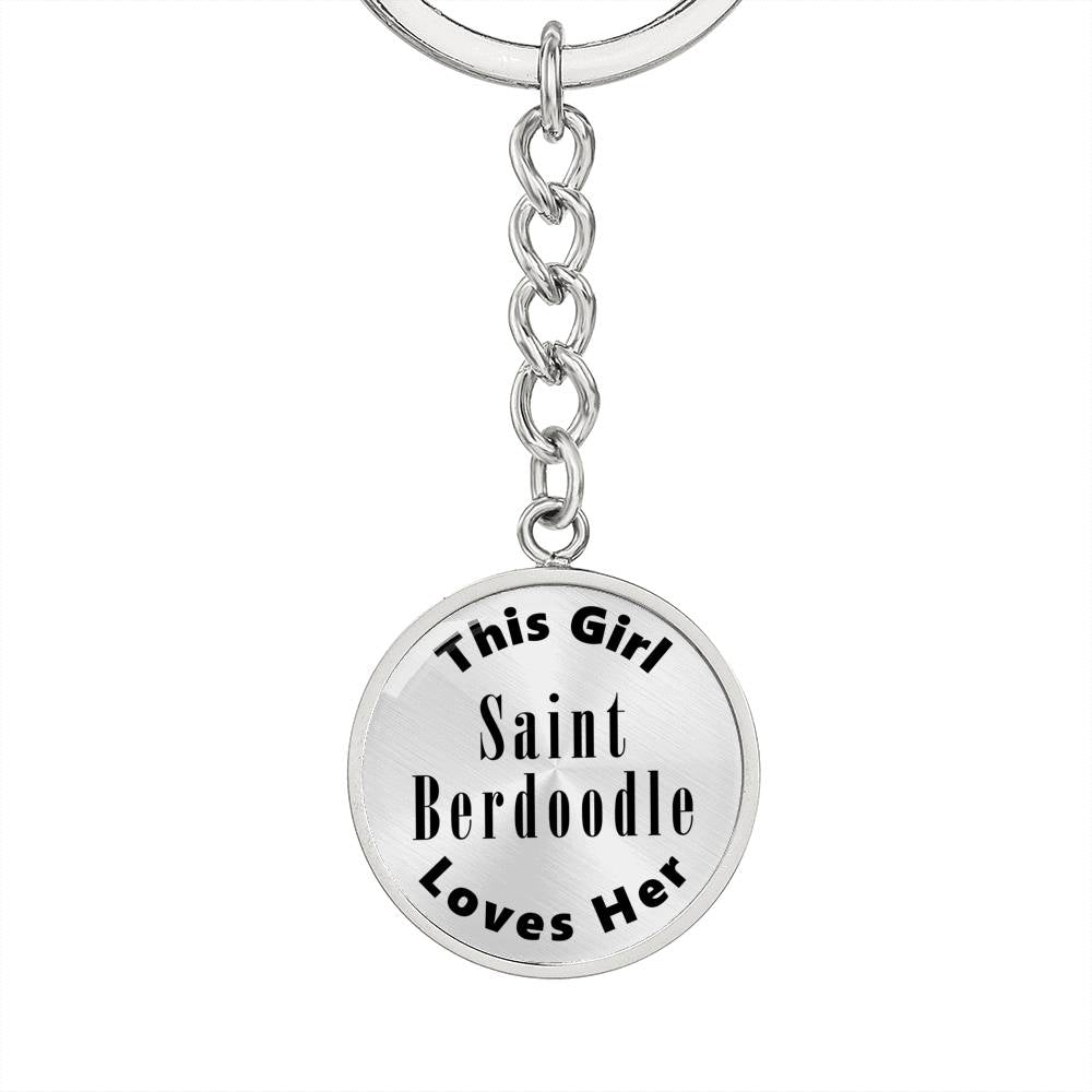 Saint Berdoodle - Luxury Keychain