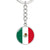 Mexican Flag - Luxury Keychain