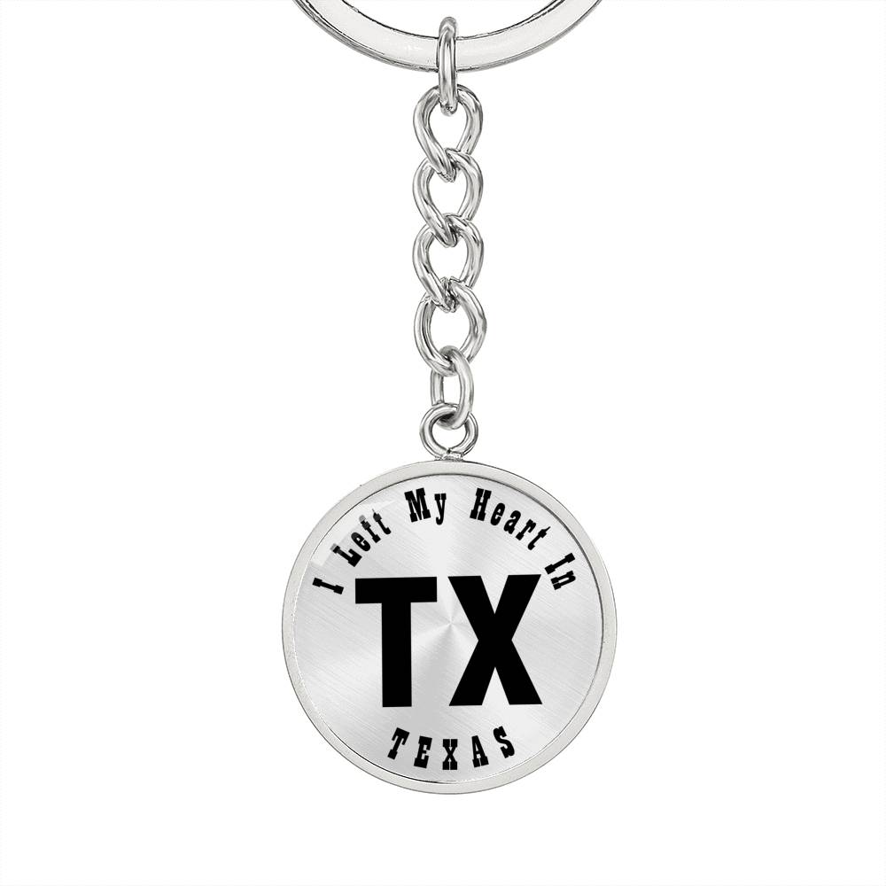 Heart In Texas v01 - Luxury Keychain