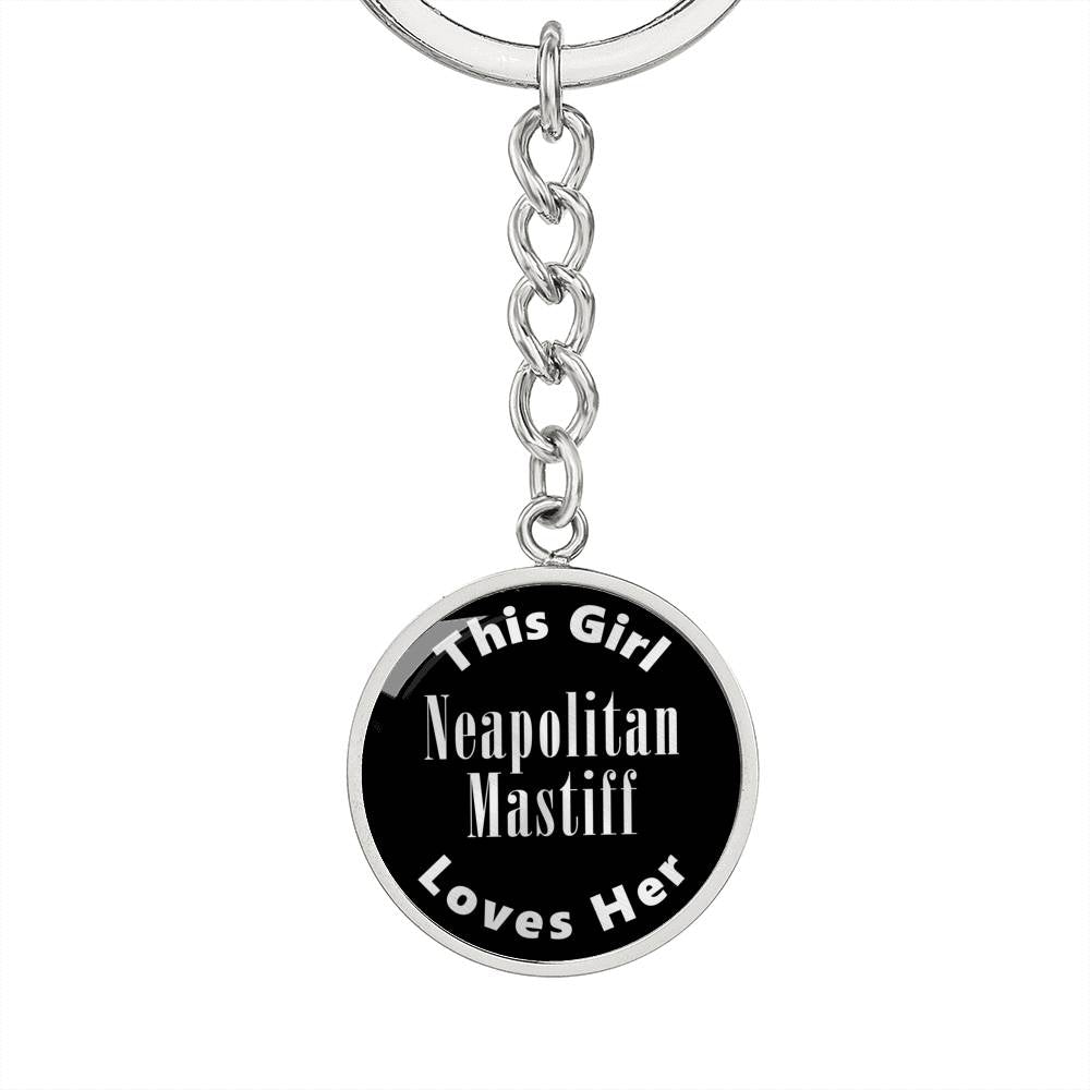 Neapolitan Mastiff v2 - Luxury Keychain