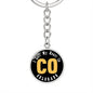Heart In Colorado - Luxury Keychain