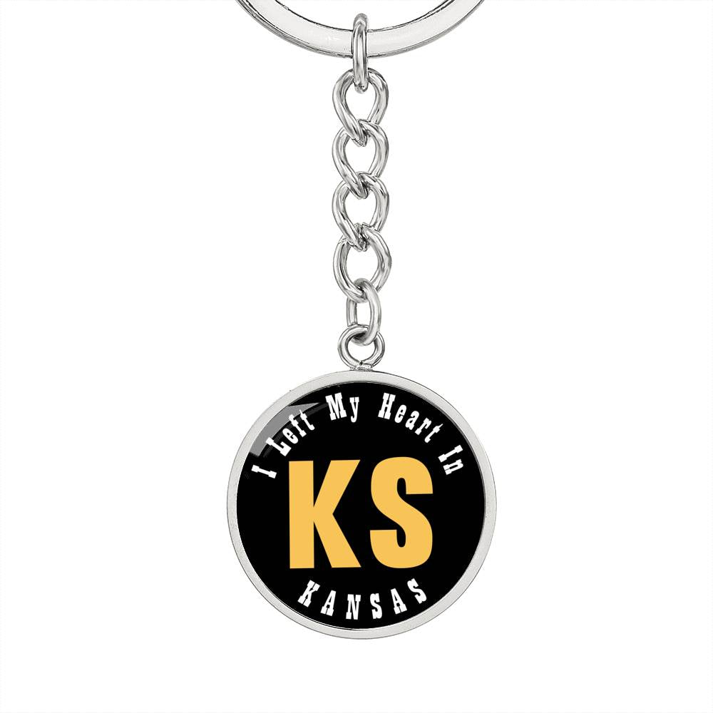 Heart In Kansas - Luxury Keychain