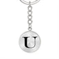 Initial U v1a - Luxury Keychain