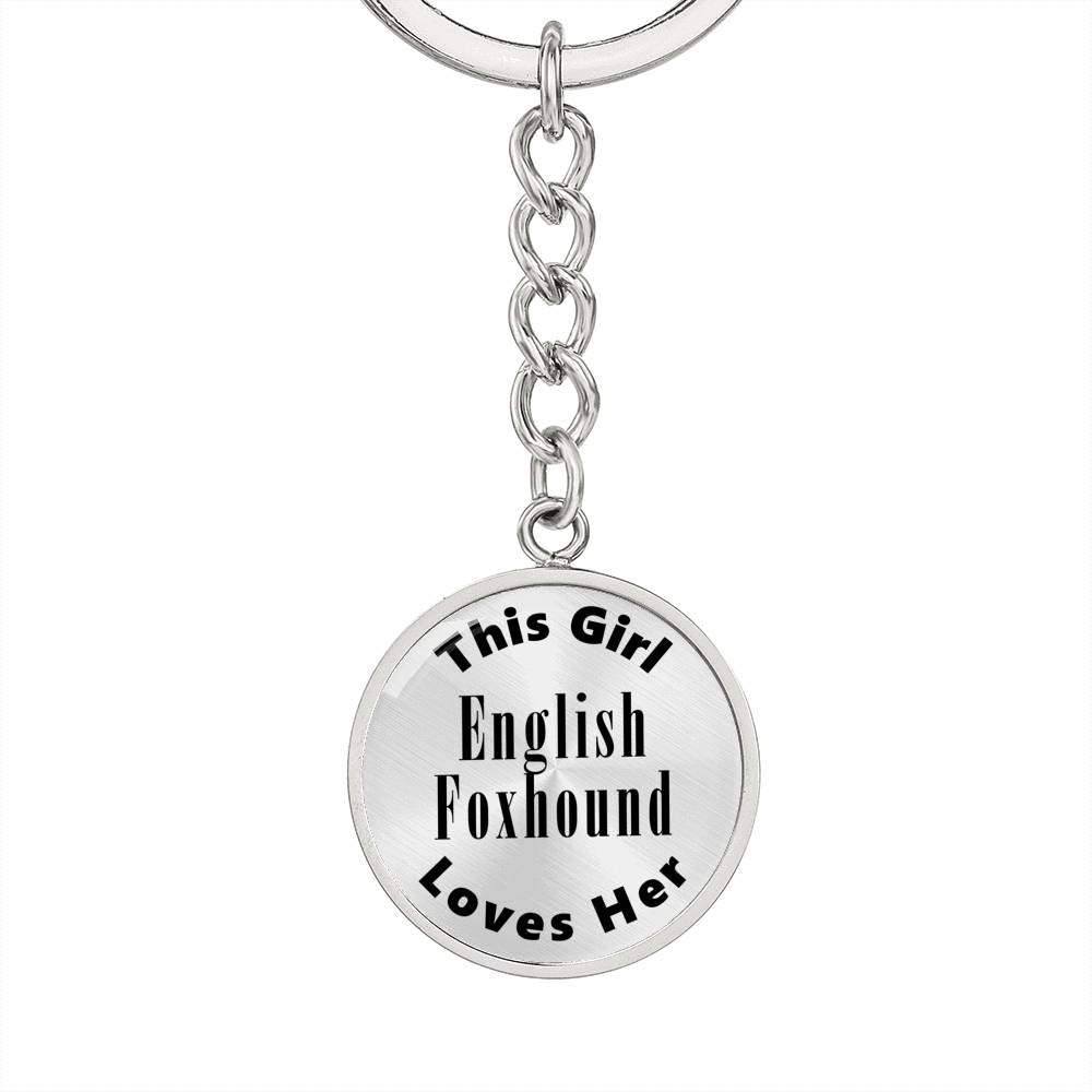 English Foxhound - Luxury Keychain