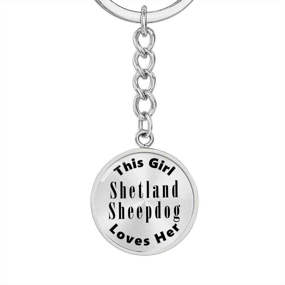 Shetland Sheepdog - Luxury Keychain