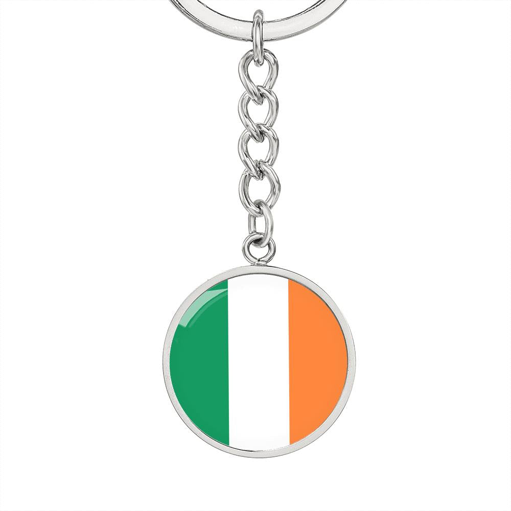 Irish Flag - Luxury Keychain