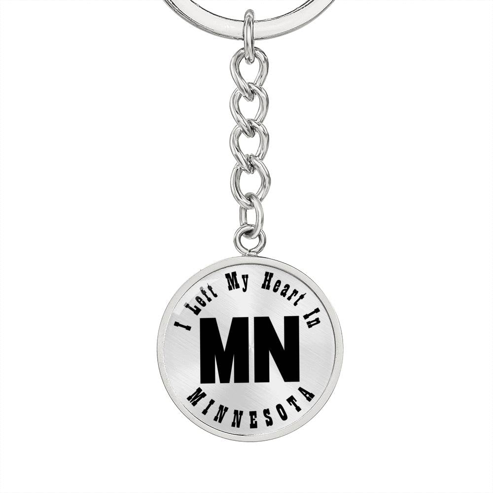 Heart In Minnesota v01 - Luxury Keychain
