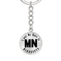 Heart In Minnesota v01 - Luxury Keychain