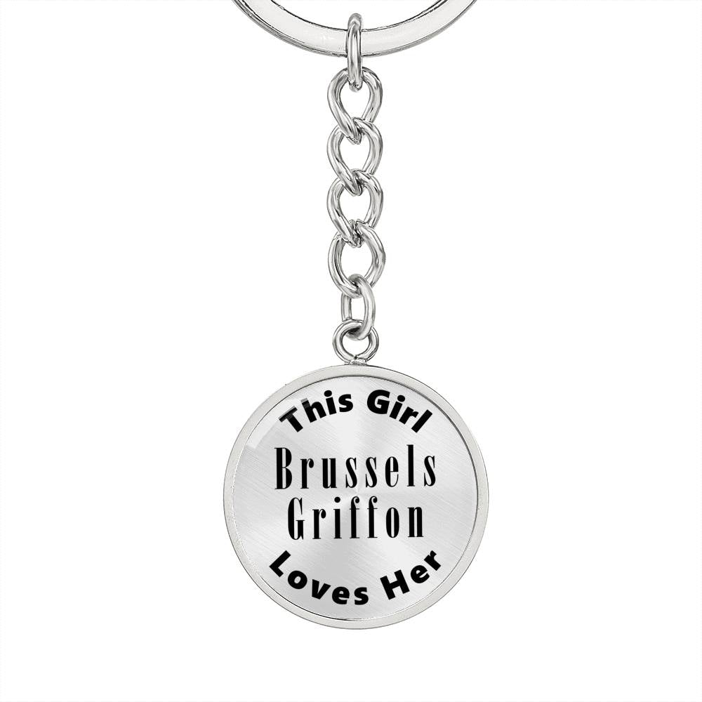Brussels Griffon - Luxury Keychain
