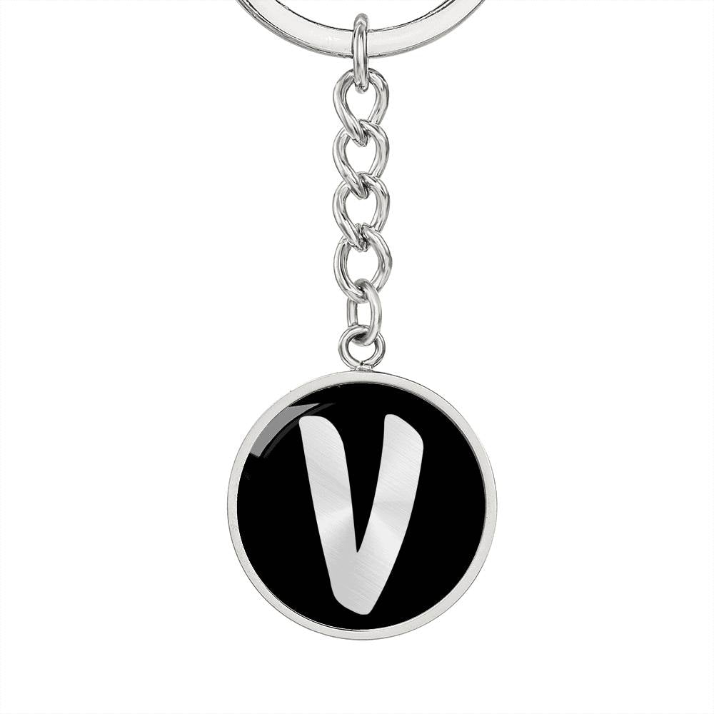 Initial V v2b - Luxury Keychain