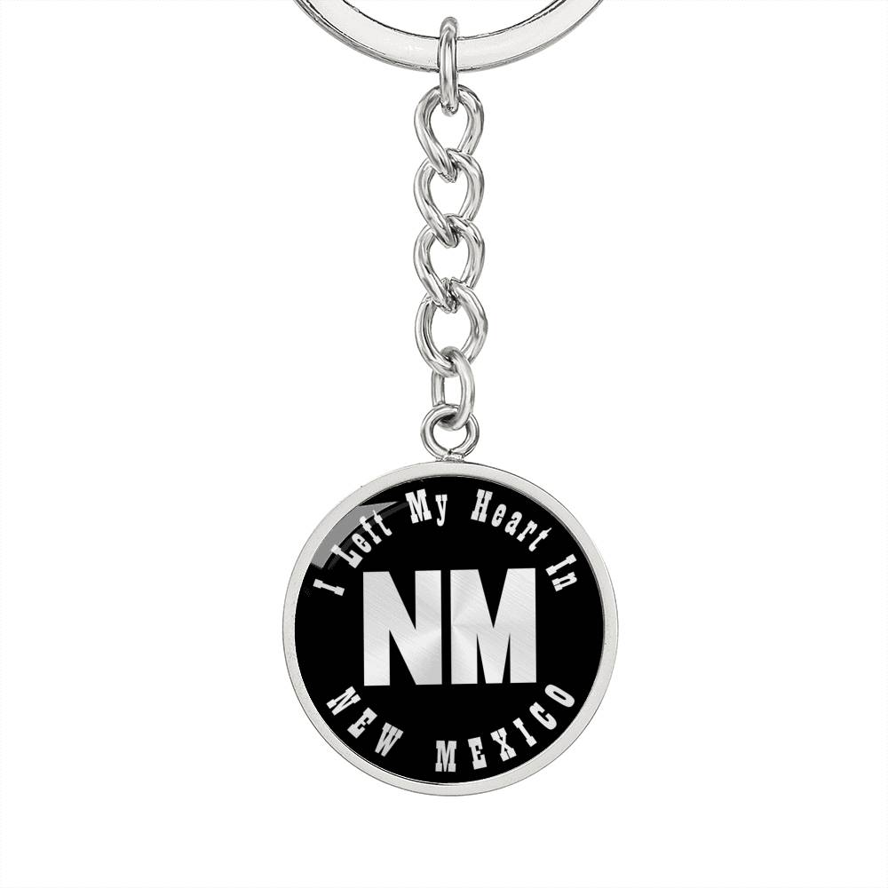 Heart In New Mexico v02 - Luxury Keychain