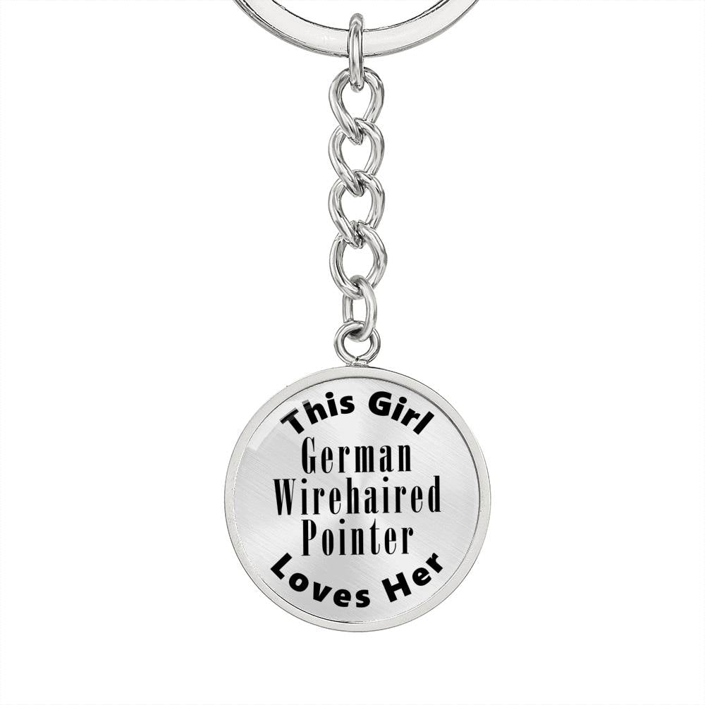German Wirehaired Pointer - Luxury Keychain