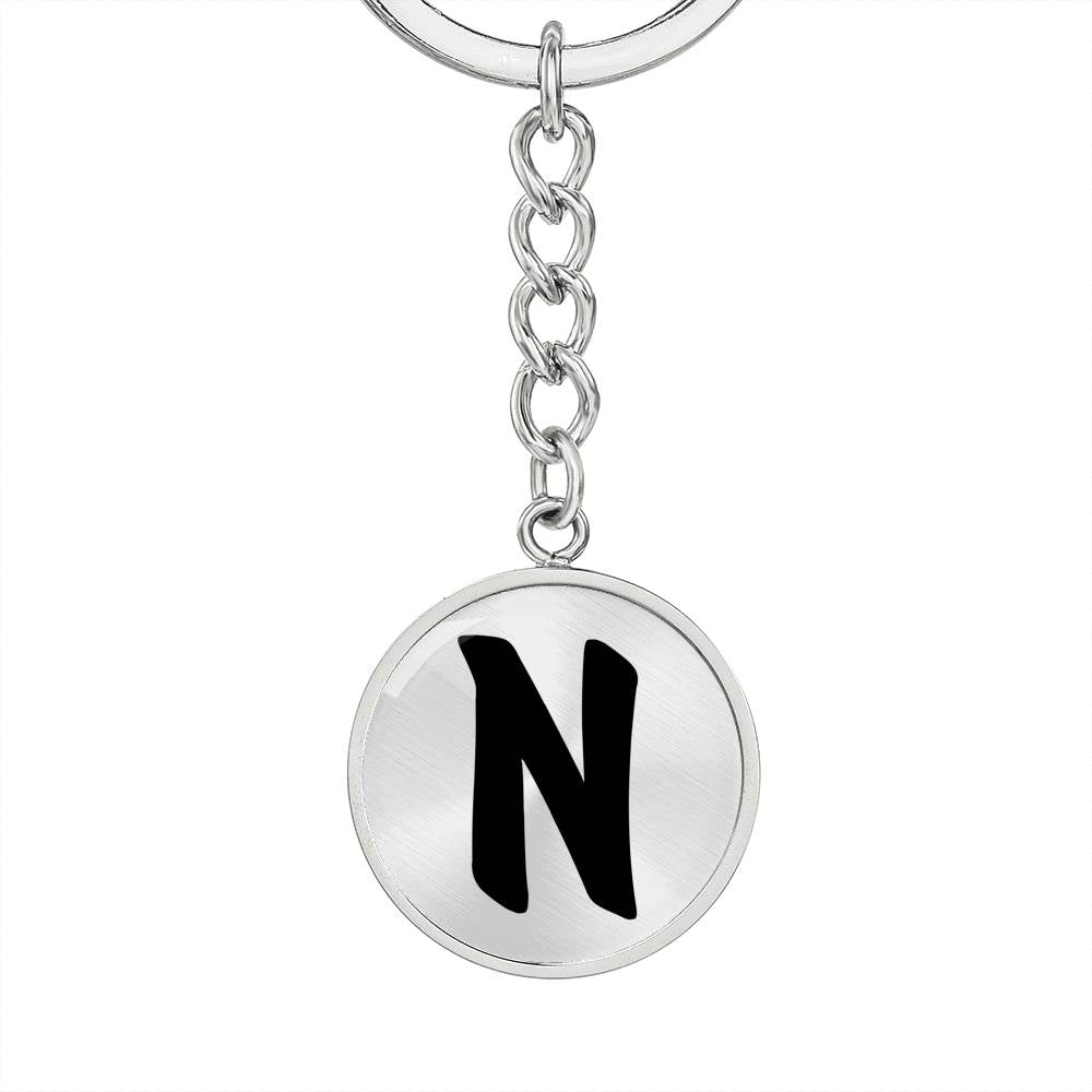 Initial N v1b - Luxury Keychain