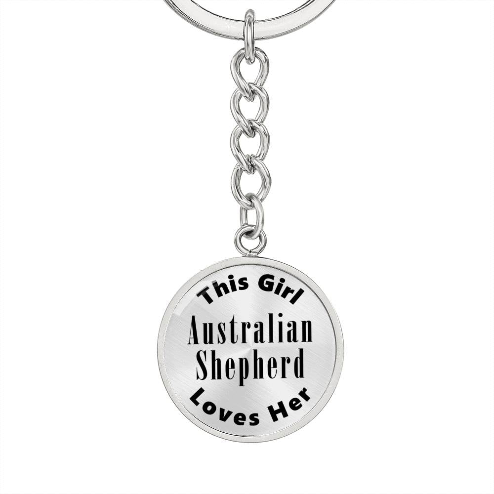 Australian Shepherd - Luxury Keychain