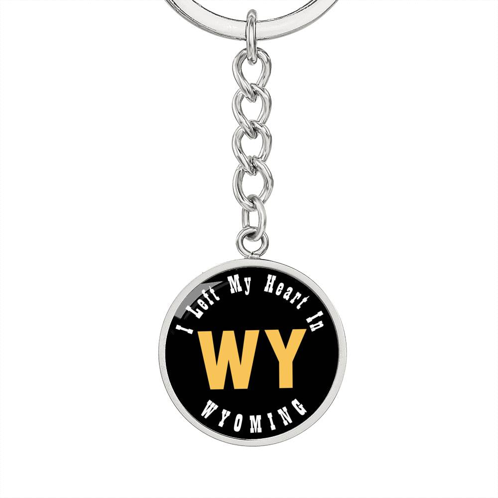 Heart In Wyoming - Luxury Keychain
