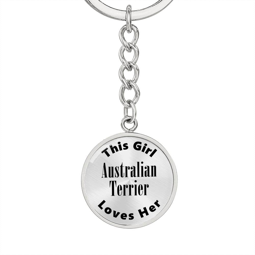 Australian Terrier - Luxury Keychain
