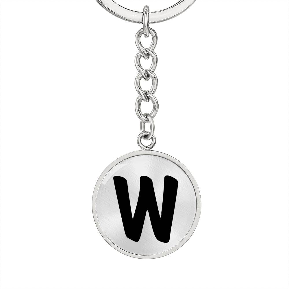 Initial W v1b - Luxury Keychain
