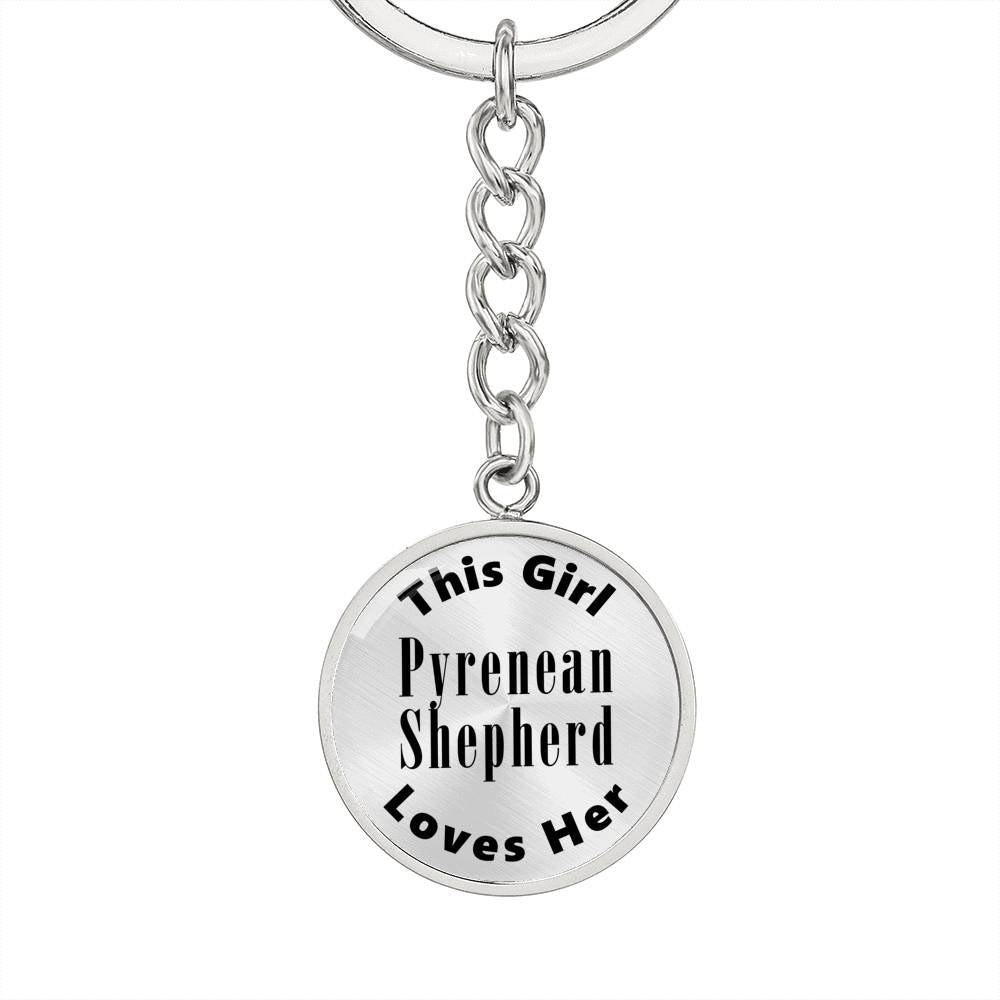 Pyrenean Shepherd - Luxury Keychain