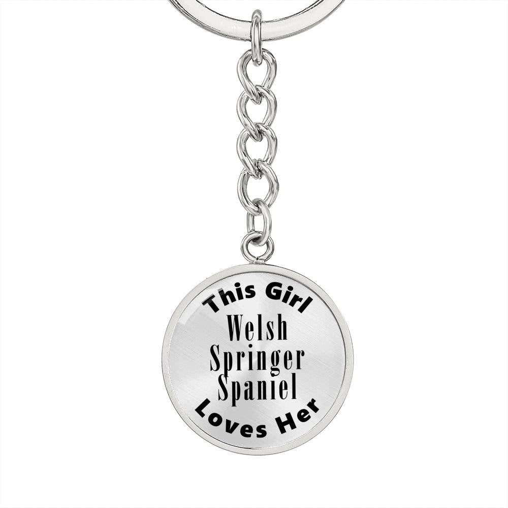 Welsh Springer Spaniel - Luxury Keychain