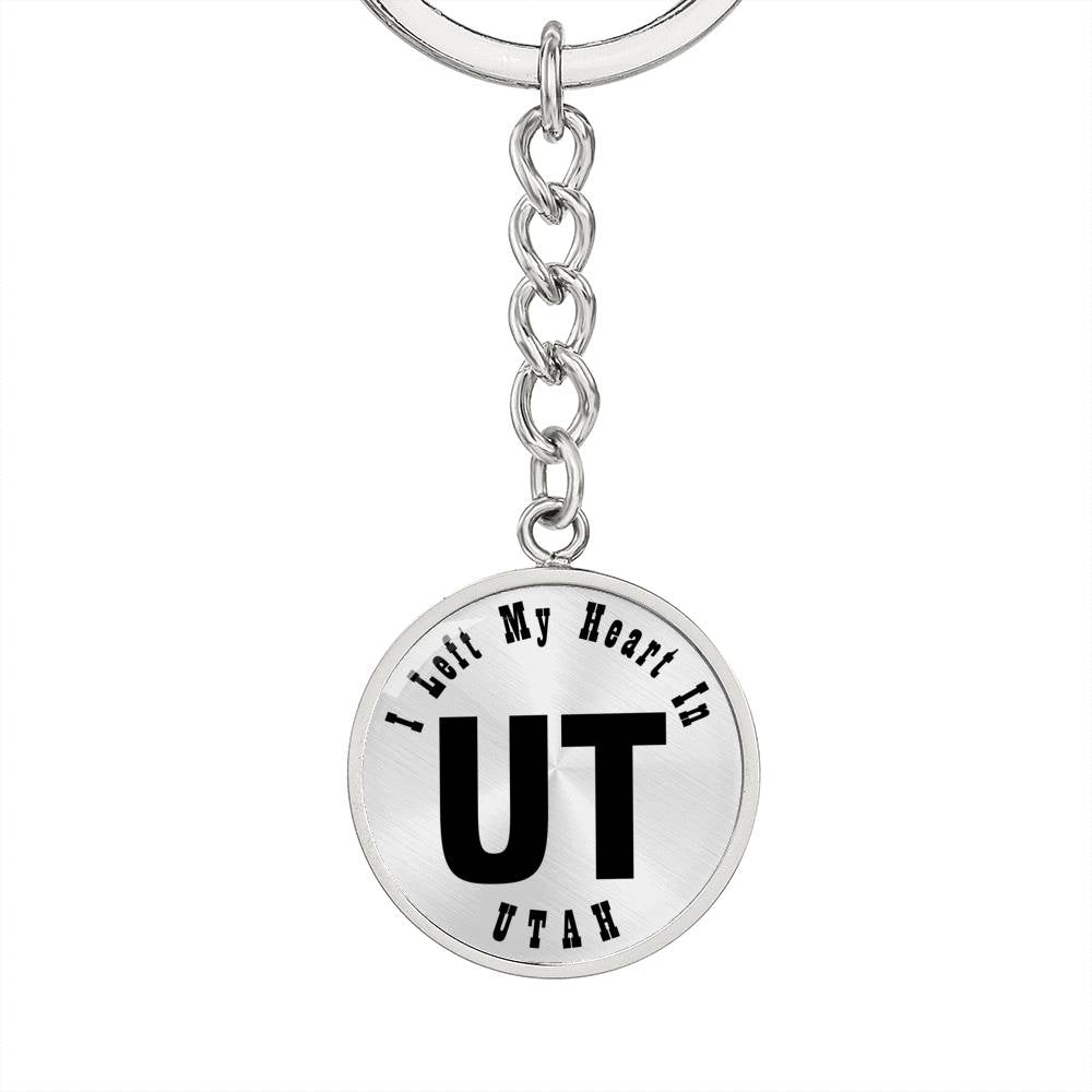 Heart In Utah v01 - Luxury Keychain