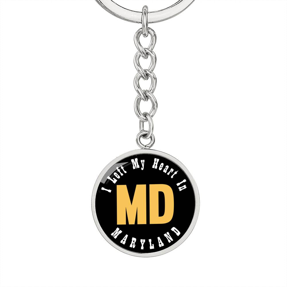 Heart In Maryland - Luxury Keychain
