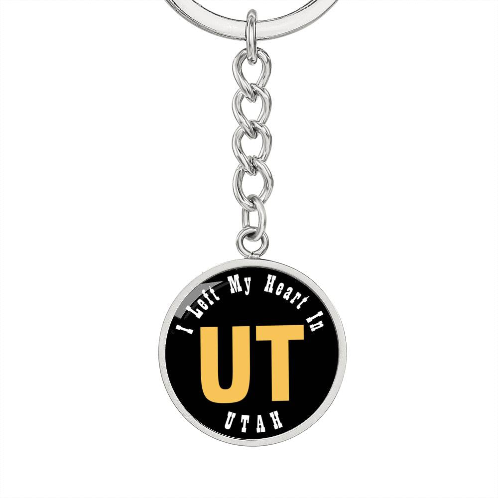 Heart In Utah - Luxury Keychain