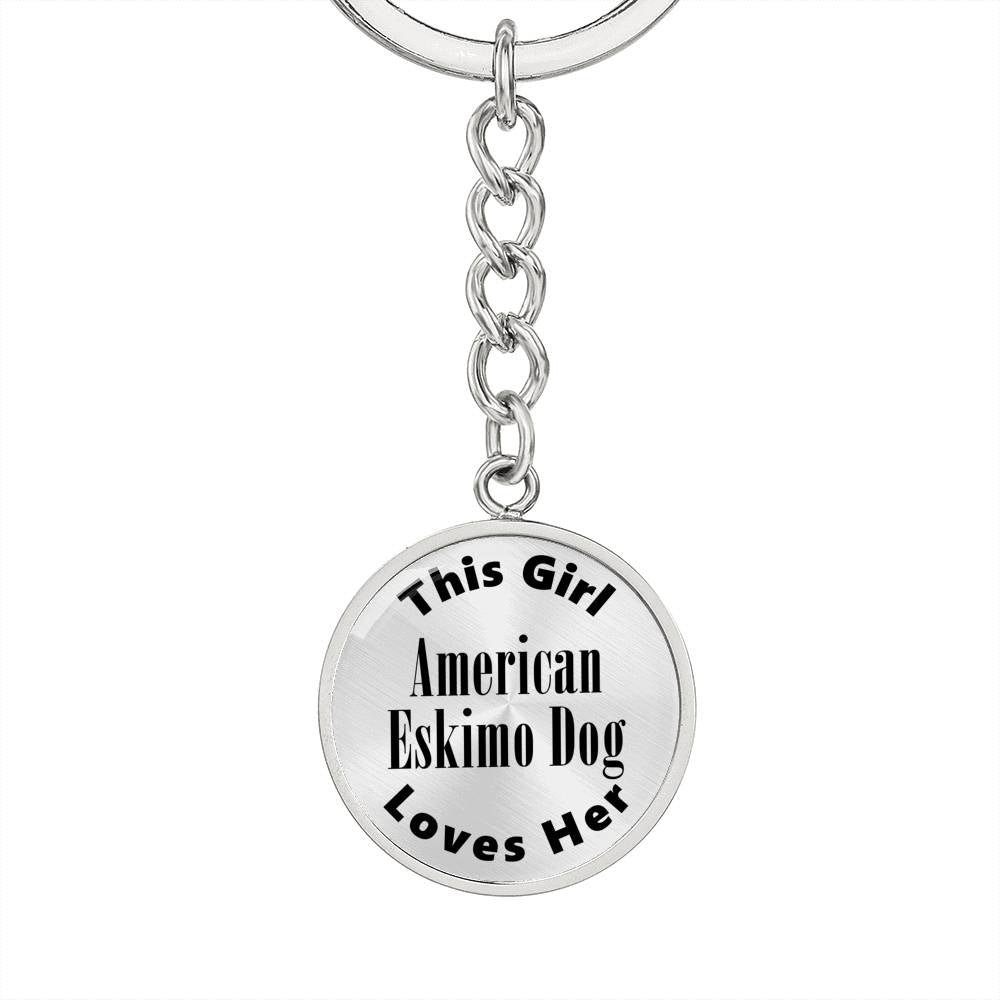 American Eskimo Dog - Luxury Keychain