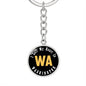 Heart In Washington - Luxury Keychain