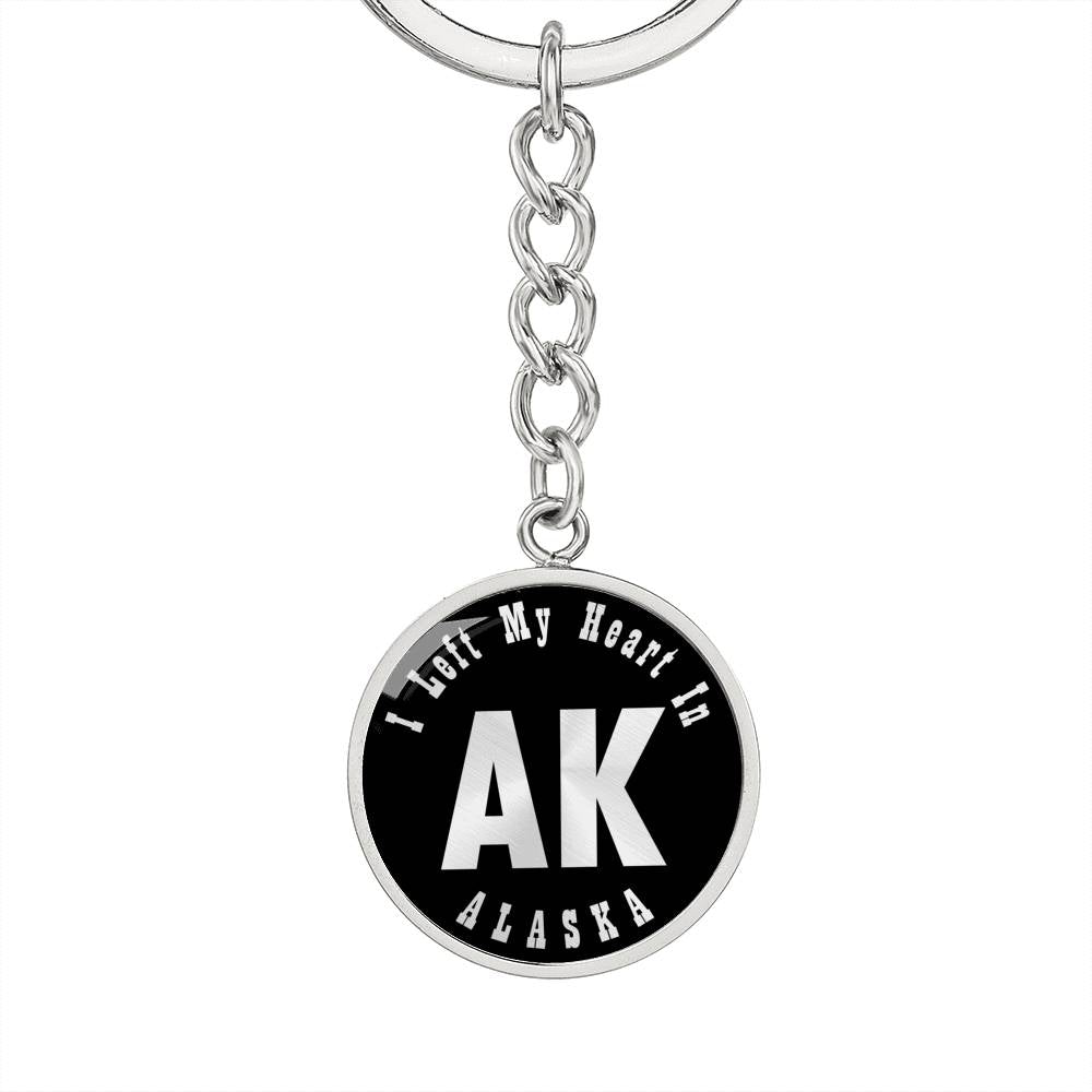 Heart In Alaska v02 - Luxury Keychain