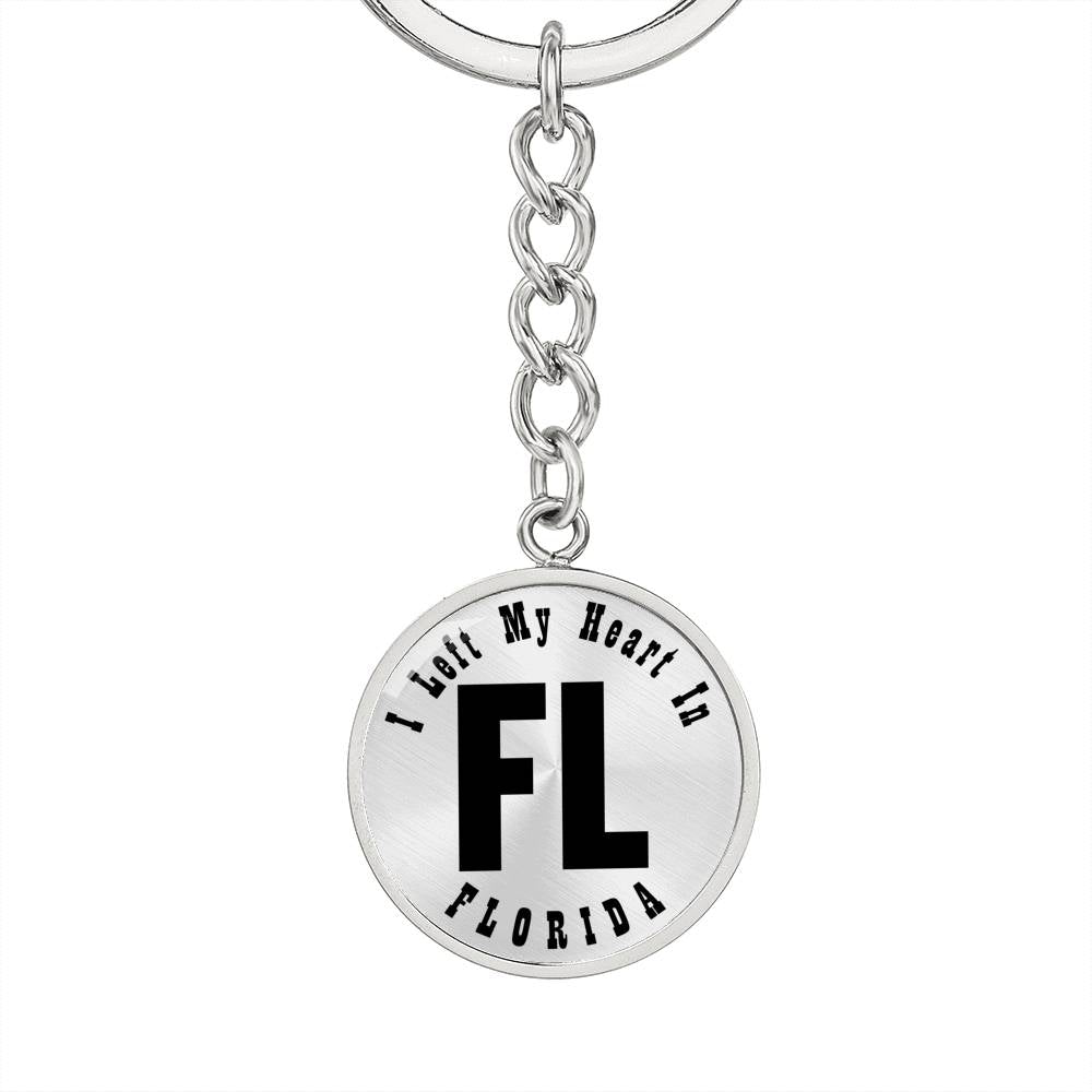 Heart In Florida v01 - Luxury Keychain