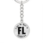Heart In Florida v01 - Luxury Keychain