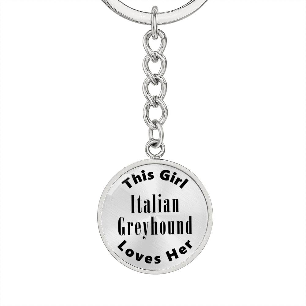 Italian Greyhound - Luxury Keychain