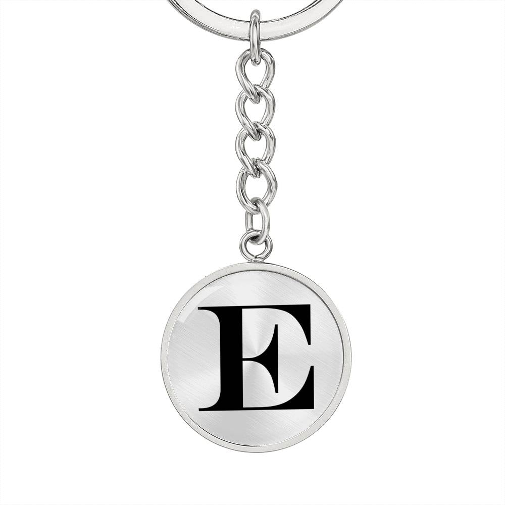 Initial E v1a - Luxury Keychain
