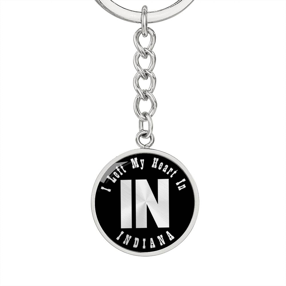 Heart In Indiana v02 - Luxury Keychain