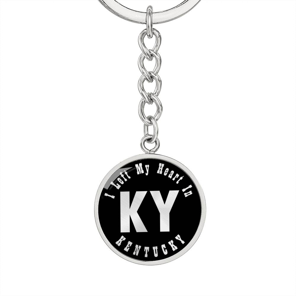 Heart In Kentucky v02 - Luxury Keychain