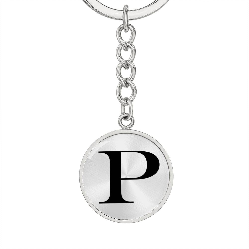 Initial P v1a - Luxury Keychain