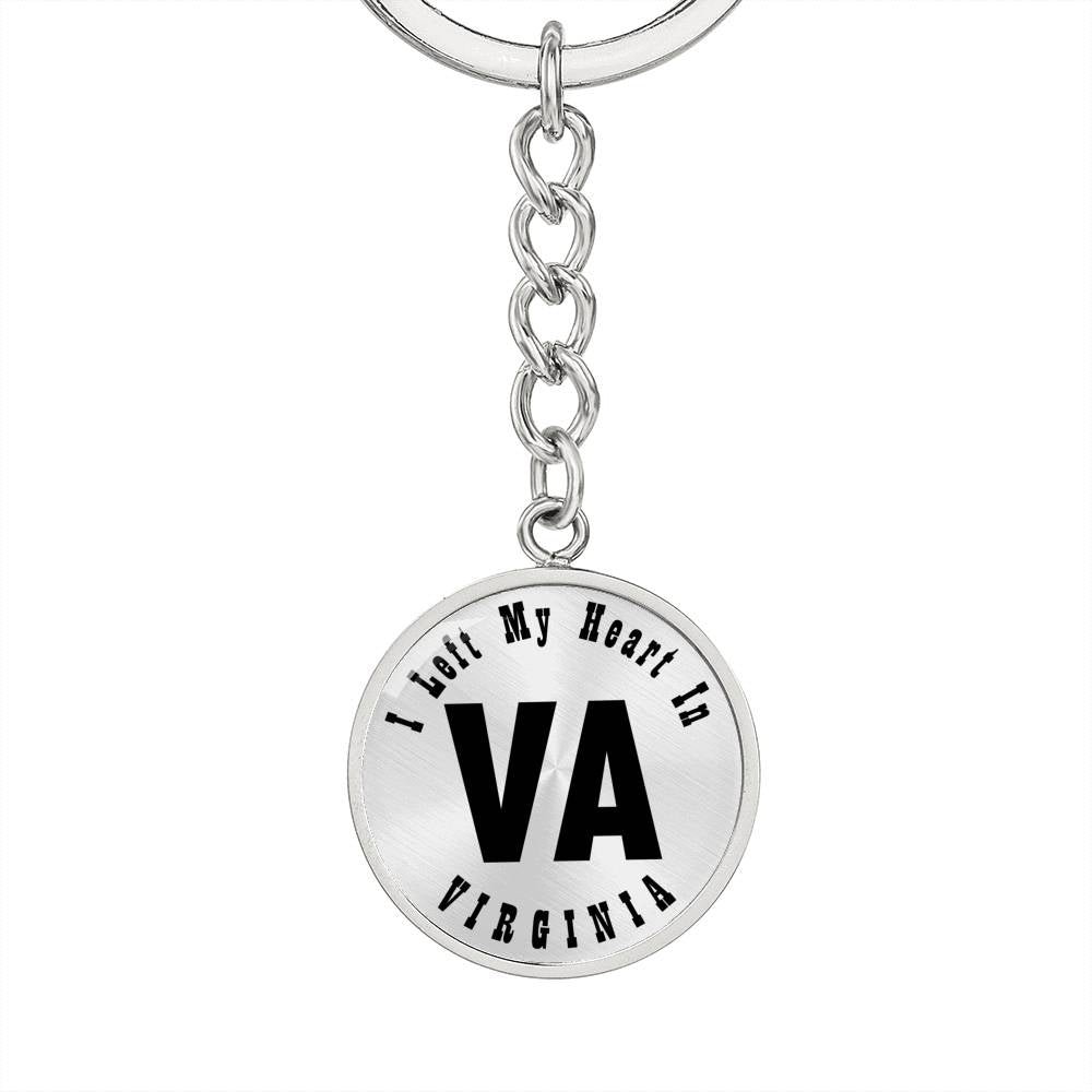 Heart In Virginia v01 - Luxury Keychain