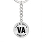 Heart In Virginia v01 - Luxury Keychain