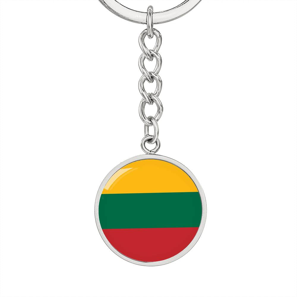 Lithuanian Flag - Luxury Keychain