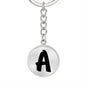 Initial A v1b - Luxury Keychain