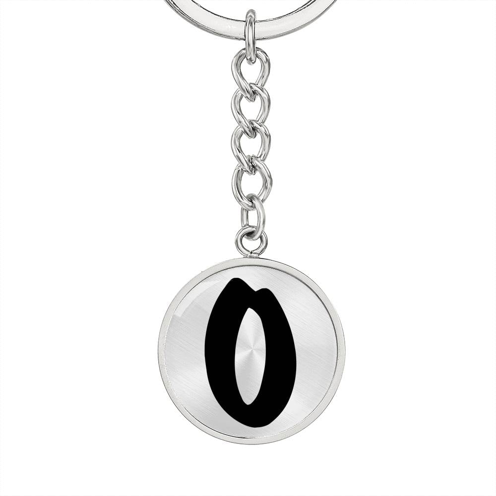 Initial O v1b - Luxury Keychain