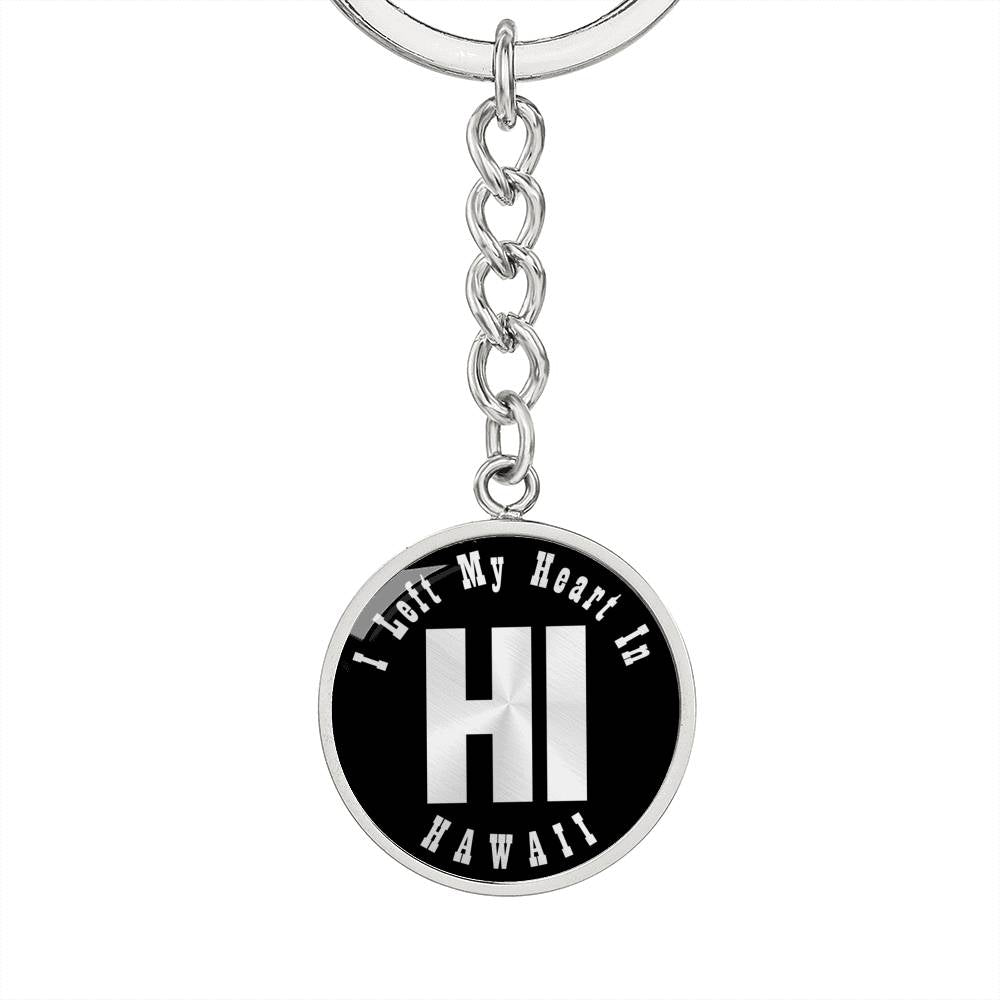 Heart In Hawaii v02 - Luxury Keychain