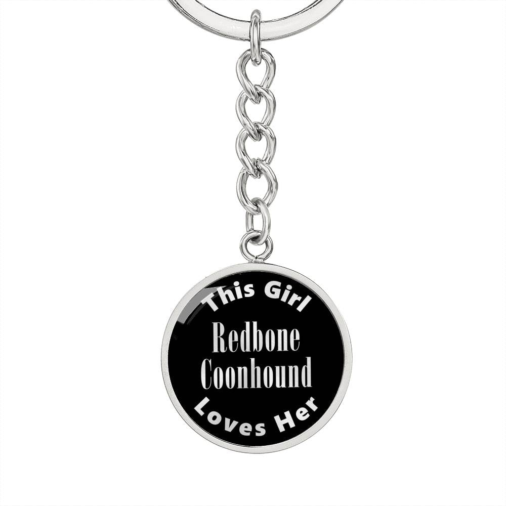 Redbone Coonhound v2 - Luxury Keychain