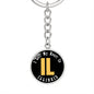 Heart In Illinois - Luxury Keychain