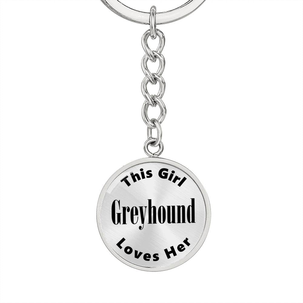 Greyhound - Luxury Keychain
