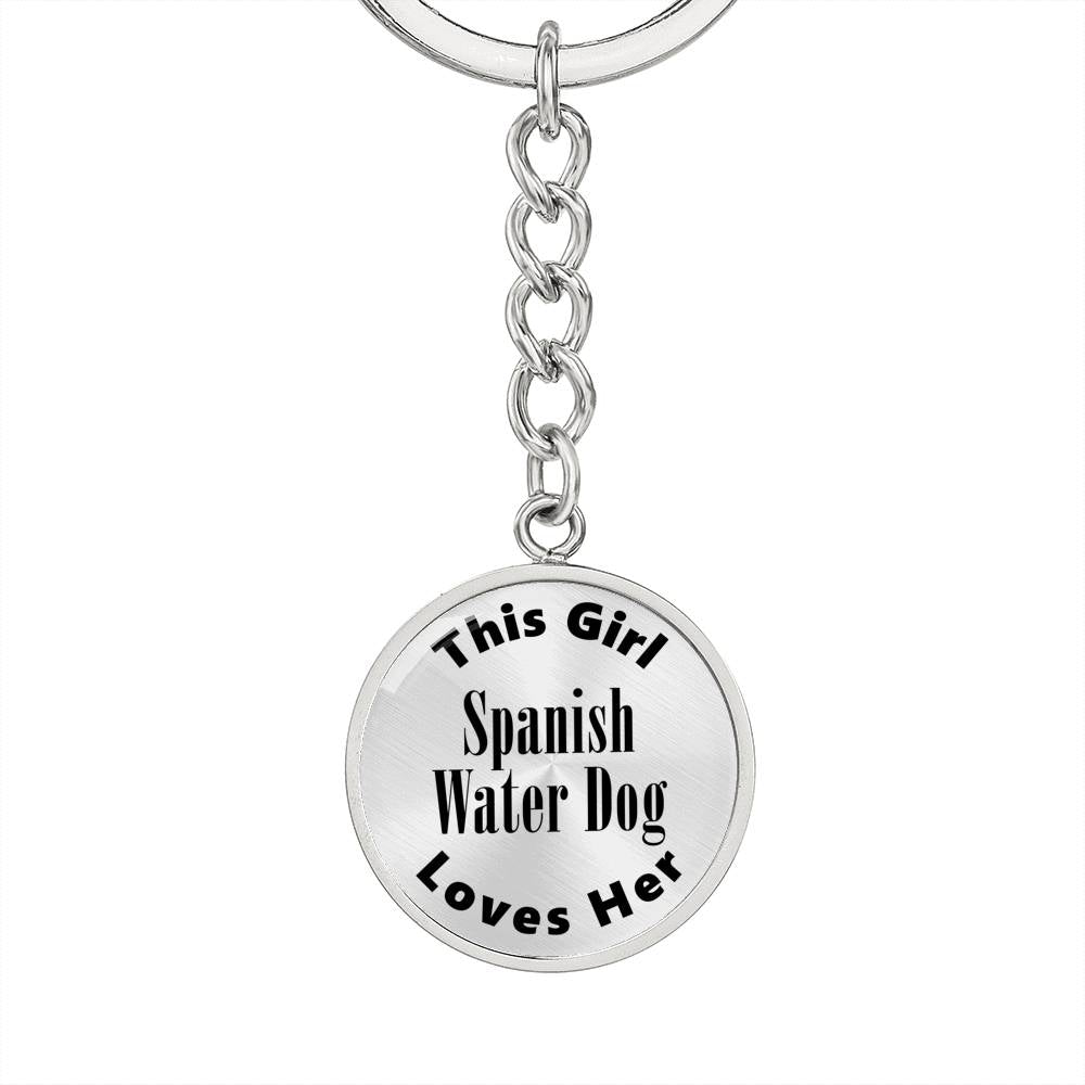 Spanish Water Dog - Luxury Keychain